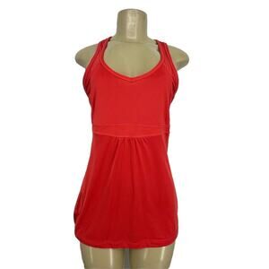 Lucy Small Women Pullover Tank Top Racerback Stretchy Scoop Neck B2